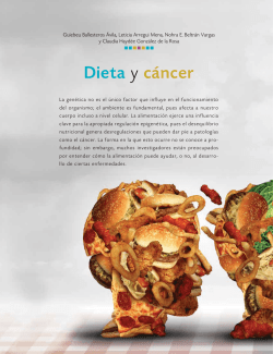 Dieta y cáncer - Revista Ciencia