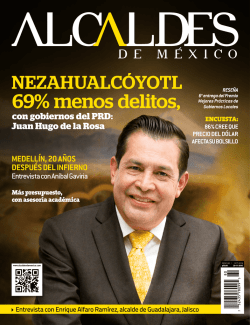 69% menos delitos - Alcaldes de México