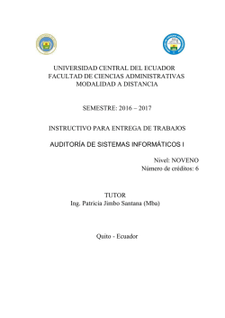 universidad central del ecuador facultad de ciencias administrativas