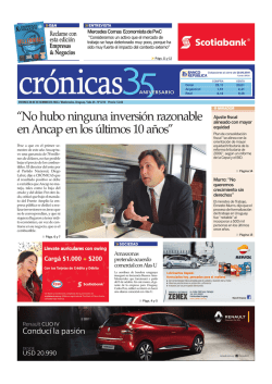 “No hubo ninguna inversión razonable en Ancap en los últimos 10
