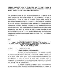 sentencia (120513) - Poder Judicial de la Provincia de Buenos