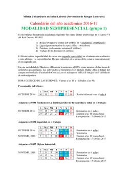 MODALIDAD SEMIPRESENCIAL