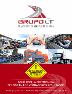 BROCHURE WEB.cdr - Transporte de Vehículos y Carga en Colombia