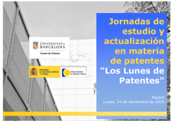 PROGRAMA  - Oficina Española de Patentes y Marcas