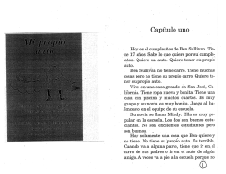 Page 1 Capítulo uno Hoy es el cumpleaños de Ben Sullivan. Tie