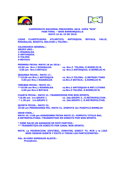 campeonato nacional prejuvenil 2016