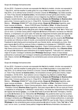 Grupo de whatsapp hot buenos aires