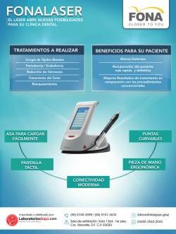 Page 1 CNA-SER FoNA EL LASER AERE NUEVAS POSIELDADES