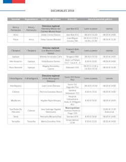 SuCurSaleS 2016