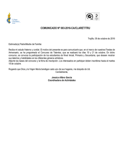 Concurso de Talentos - Claretiano de Trujillo