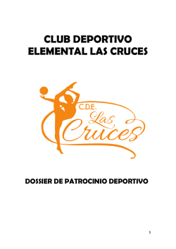 Dossier Patrocinio CDE Las Cruces