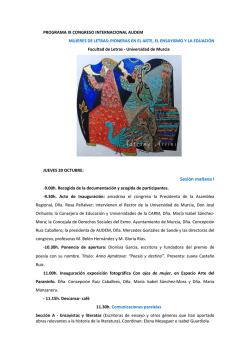 PROGRAMA IX CONGRESO INTERNACIONAL AUDEMrev