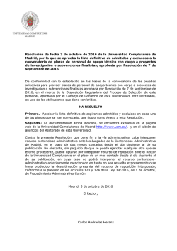 Resolución - Universidad Complutense de Madrid