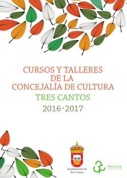 Catálogo de cursos y talleres 2016/2017