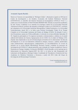Currículum vitae - Universidad Autónoma del Estado de Hidalgo