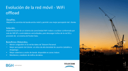 Evolución de la red móvil - WiFi offload