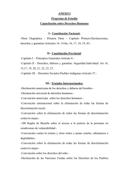 Constitución Nacional: -Parte Dogmática - Primera Parte