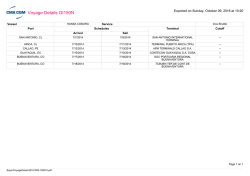 Voyage Details GI150N