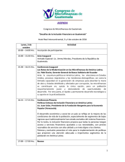 Desafíos de la Inclusión Financiera en Guatemala