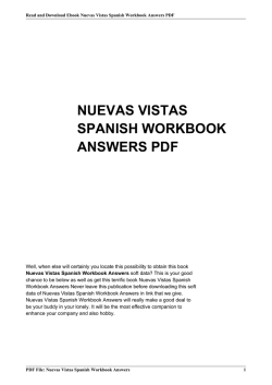 nuevas vistas spanish workbook answers