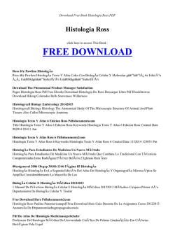 histologia ross | free ebook