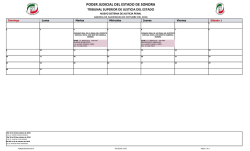 Audiencias Públicas del Juzgado Oral Penal Caborca