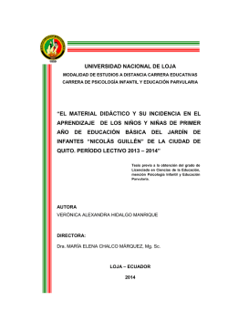 correccion tesis - Repositorio Universidad Nacional de Loja