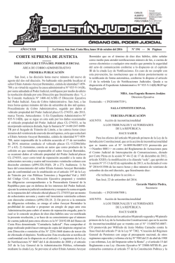 BOLETÍN JUDICIAL N° 194 de la fecha 10 10 2016
