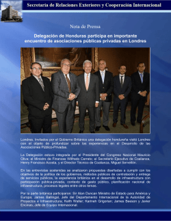 Delegación de Honduras participa en importante encuentro de