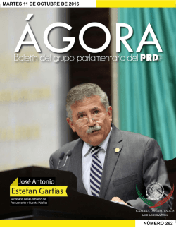 ágora completa - Grupo Parlamentario del PRD en la Cámara de