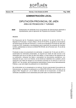 diputación provincial de jaén