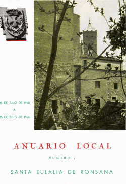 Anuari 1966 - Ajuntament de Santa Eulàlia de Ronçana