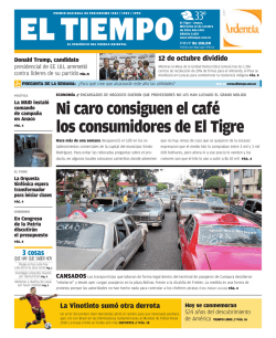 Ni caro consiguen el caf&eacute; los consumidores de El Tigre