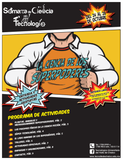 programa de actividades - Tecnológico Universitario del Valle de