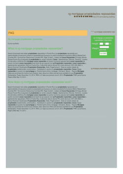 rg mortgage propiedades reposeidas