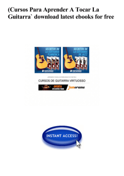 (Cursos Para Aprender A Tocar La Guitarra` latest ebooks