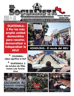 ESCA No 229 - El Socialista Centroamericano