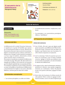 El secuestro de la bibliotecaria