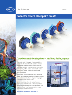 Conector estéril Kleenpak® Presto