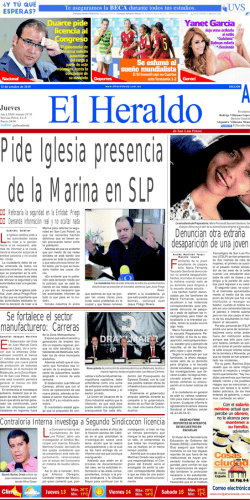 local18 octubre - El Heraldo de San Luis Potosi