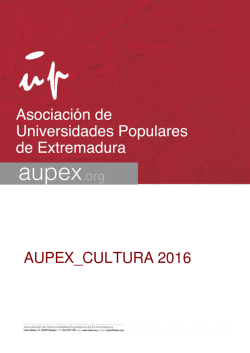 AUPEX_CULTURA 2016