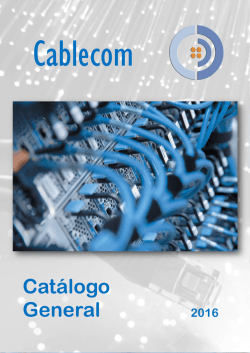 Catalogo Cablecom