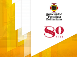 Presentación de PowerPoint - Universidad Pontificia Bolivariana