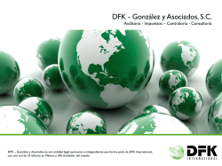 Diapositiva 1 - DFK González y Asociados