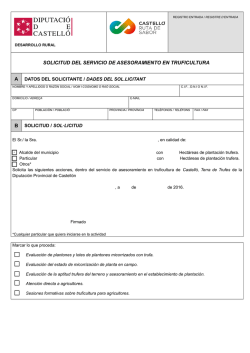 Solicitud de asesoramiento