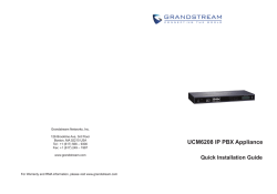 UCM6208 IP PBX Appliance