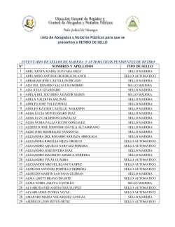 Presentarse a retirar Sellos
