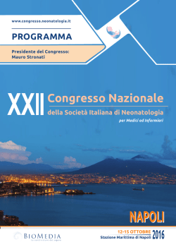 Programma - XXII Congresso Nazionale SIN