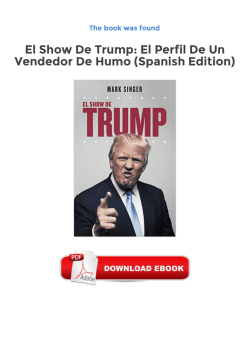 El Perfil De Un Vendedor De Humo (Spanish Edition) Free Pdf Books