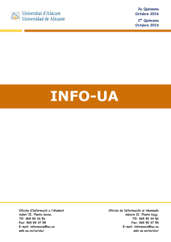 Info-UA - Universidad de Alicante